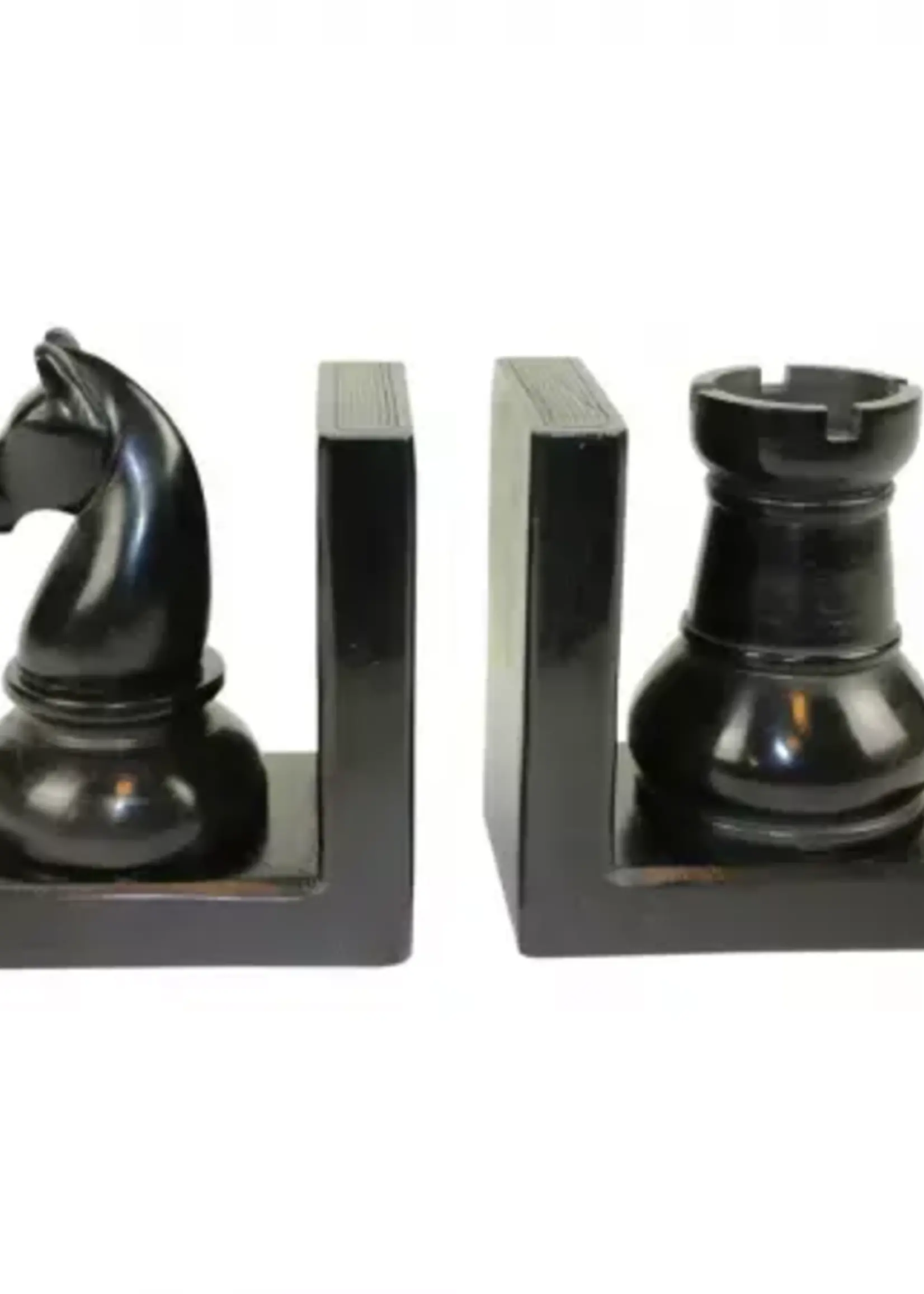 Sarana Boekensteunen set palewa stone chess black - India