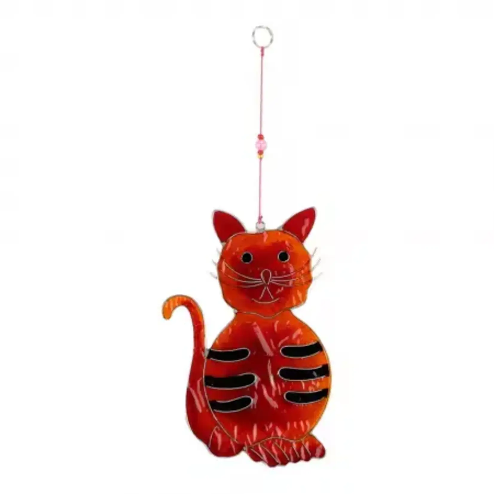 Sarana Hanger resin zittende kat rood - Indonesië