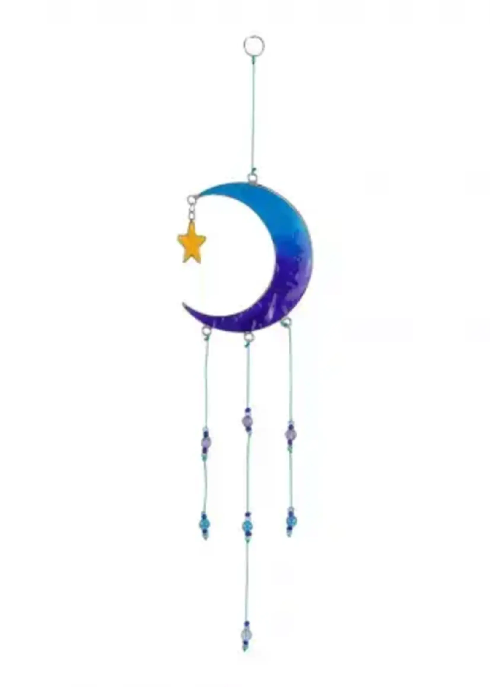 Sarana Ornament resin maan dark blue - Indonesië