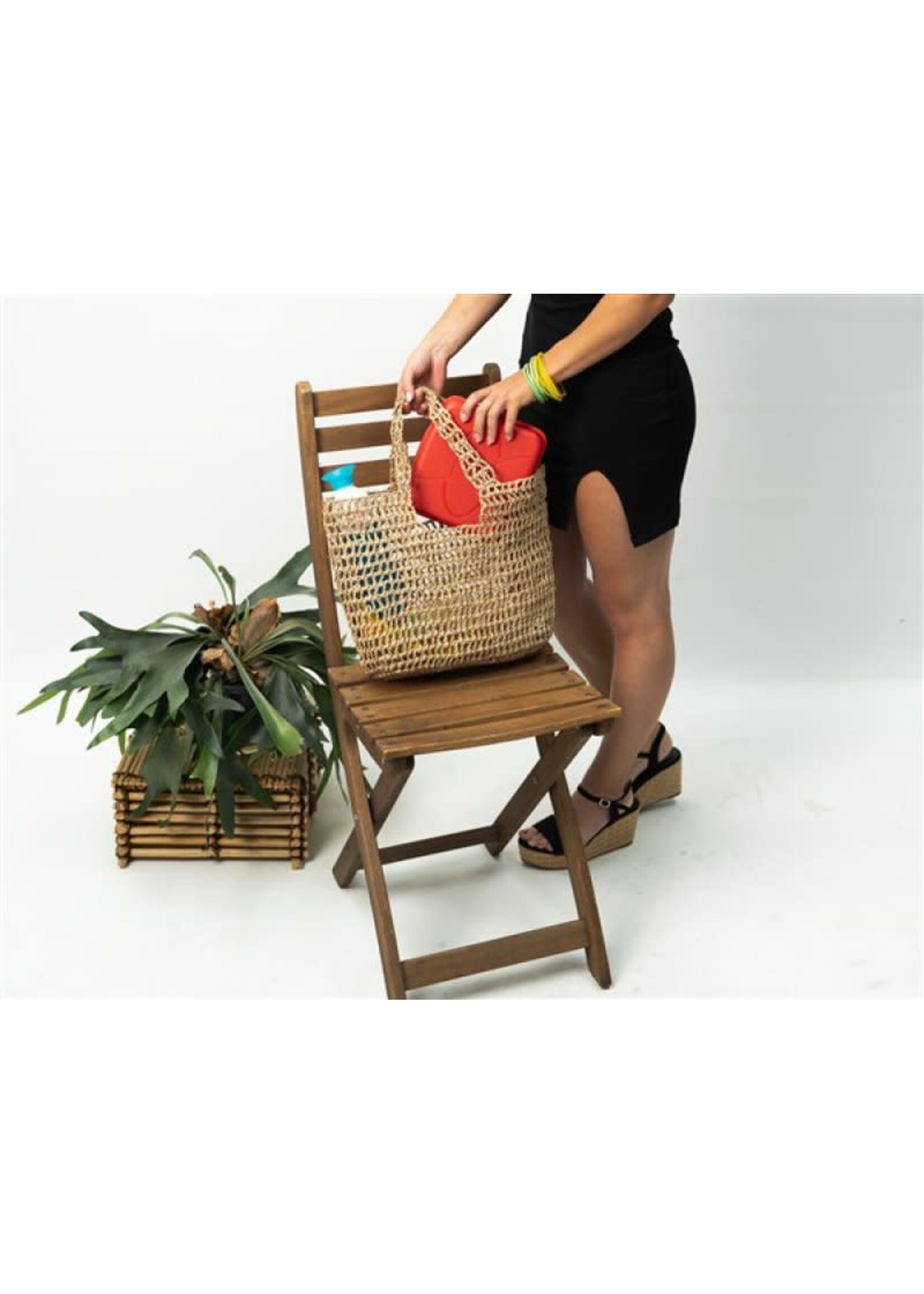 Tahoua Import Tas Palmblad chic - Niger