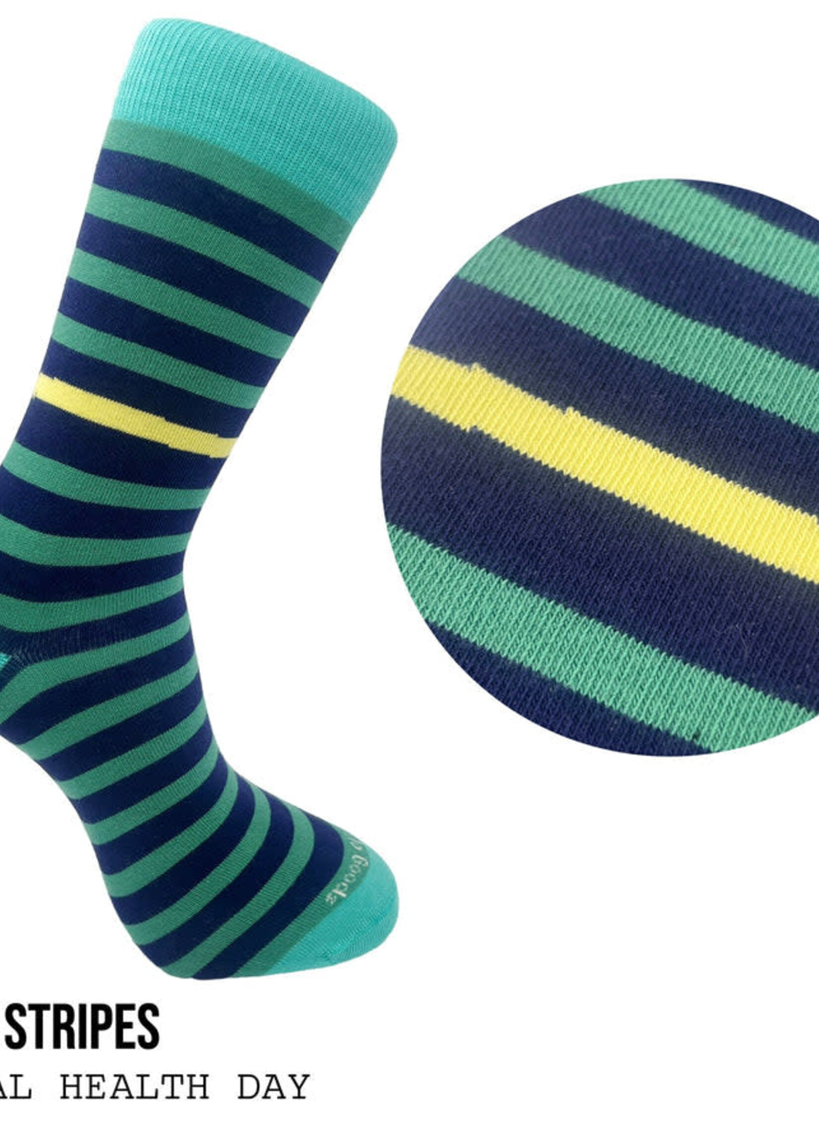 Let's do Goods Sokken LDG True stripes mt 36-40 Mental Health Day