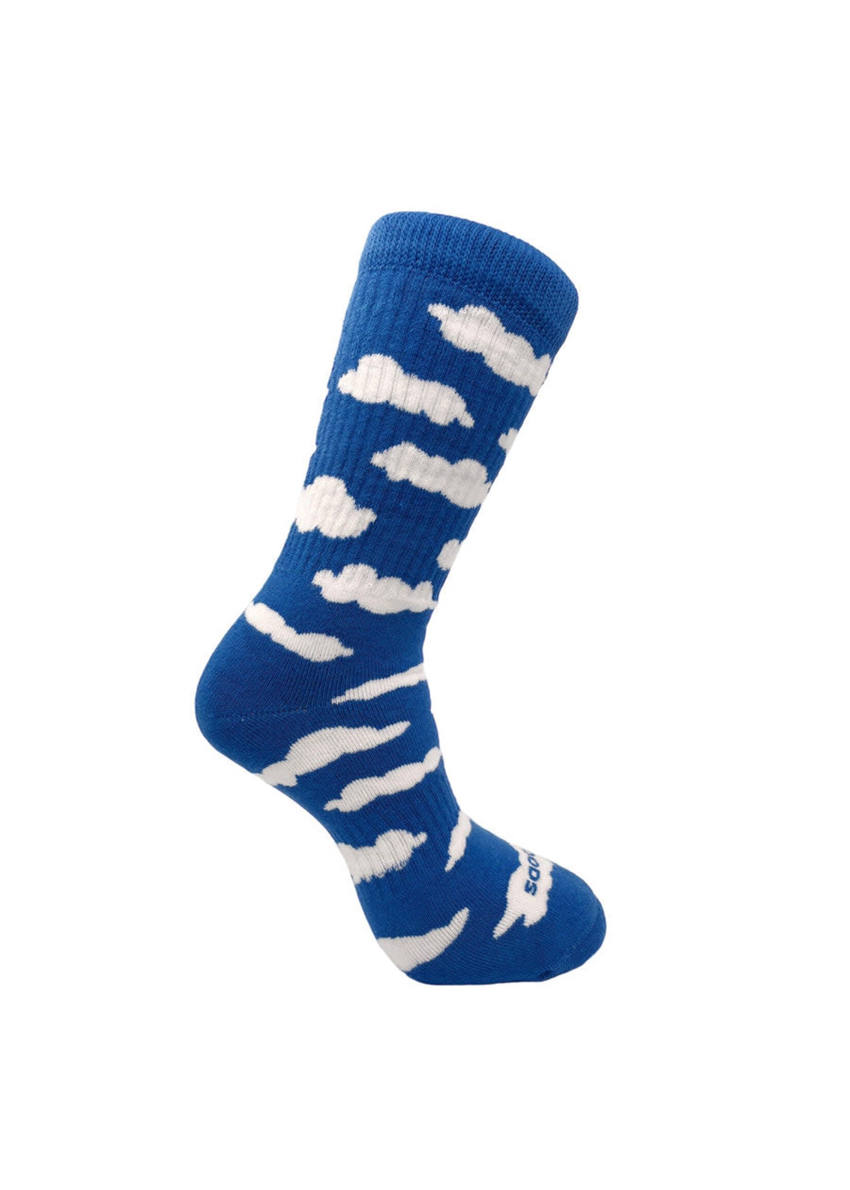 Let's do Goods Wandelsokken  Let's Do Good Walking on clouds - Light blue mt 38-42