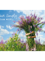 Zintenz Ansichtkaart Live simply bloom wildly