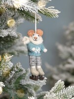 Sjaal met Verhaal Hanger Muis Schaatser - Nepal