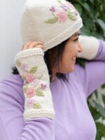 Sjaal met Verhaal Muts Flowers Crème - Nepal