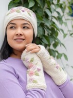 Sjaal met Verhaal Handwarmers Flowers Crème - Nepal