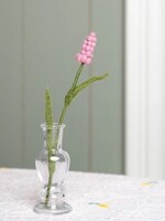 Sjaal met Verhaal Bloem Druifje  roze vilt - Nepal