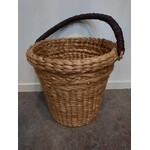 Return to Sender Gevlochten mand H33cm bruin - waterhyacint - Indonesie