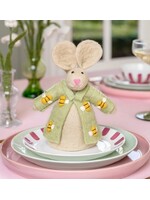 Sjaal met Verhaal Decoratie Funny Bunny Bij vilt - Nepal