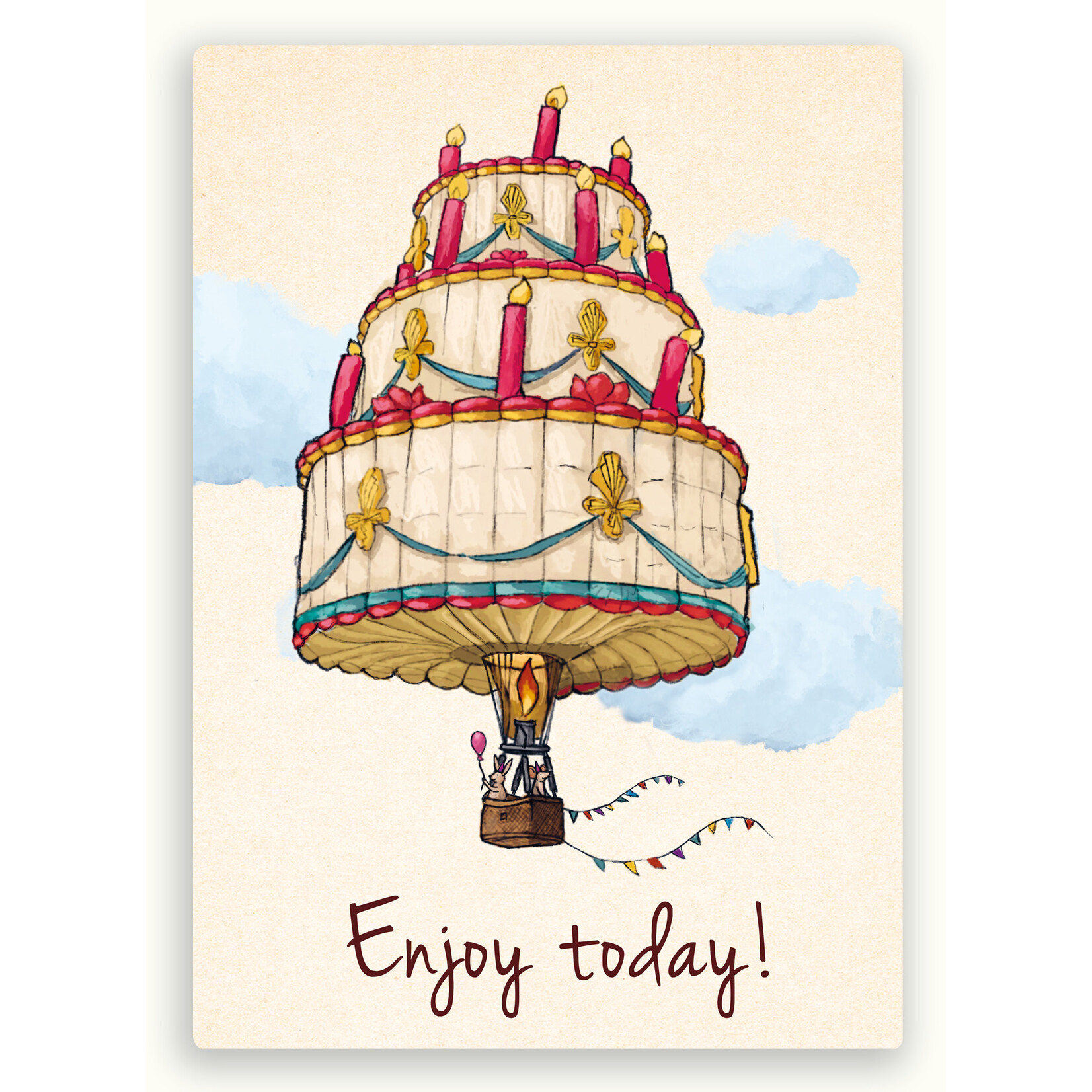 Zintenz Ansichtkaart Enjoy today TL155*