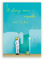 Zintenz Ansichtkaart It always seems impossible TL27