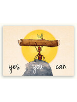 Zintenz Ansichtkaart Yes you can TL75