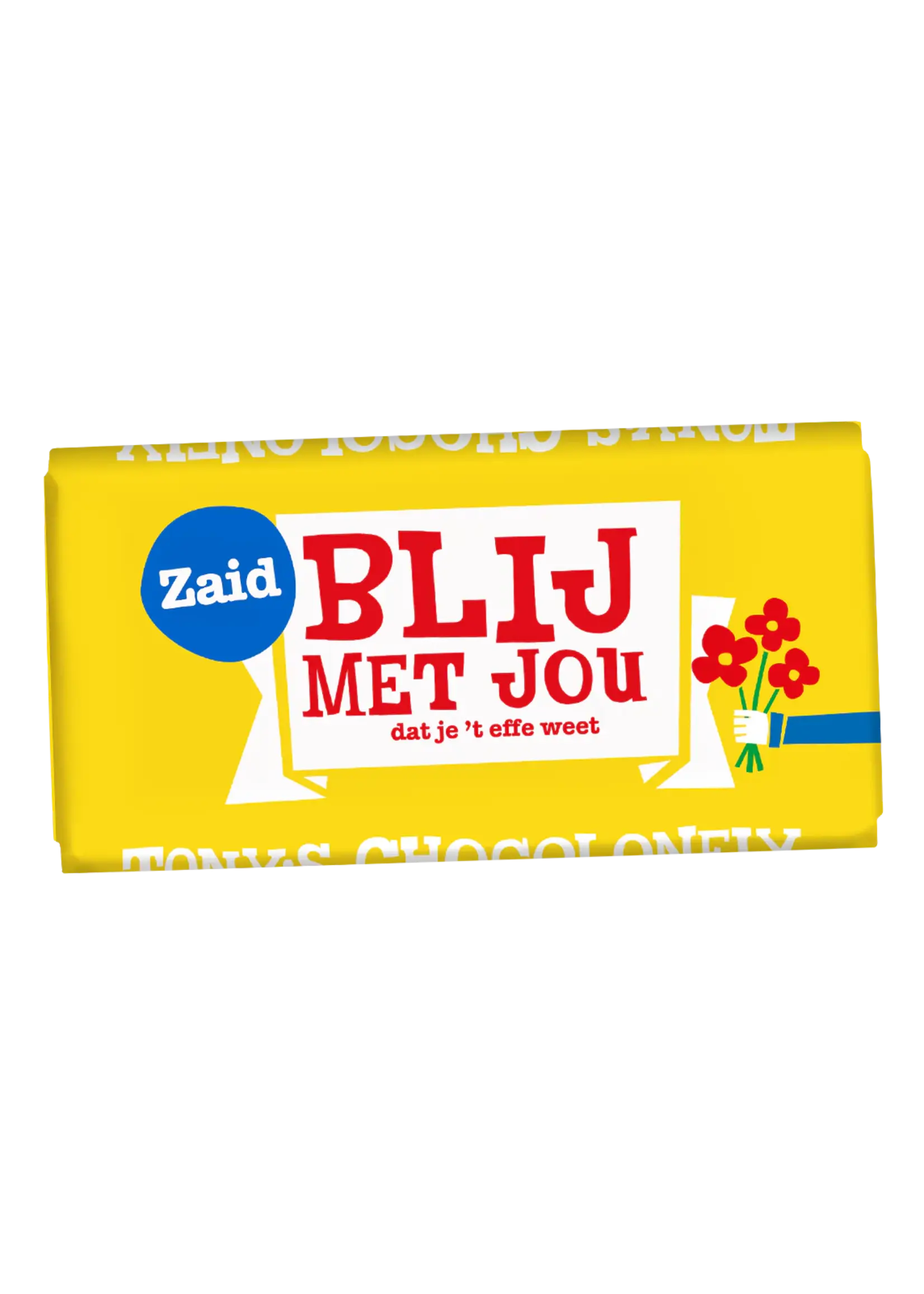 Tony's Chocolonely Nederland Tony BLIJ MET JOU  - melk noga liefde 180 g