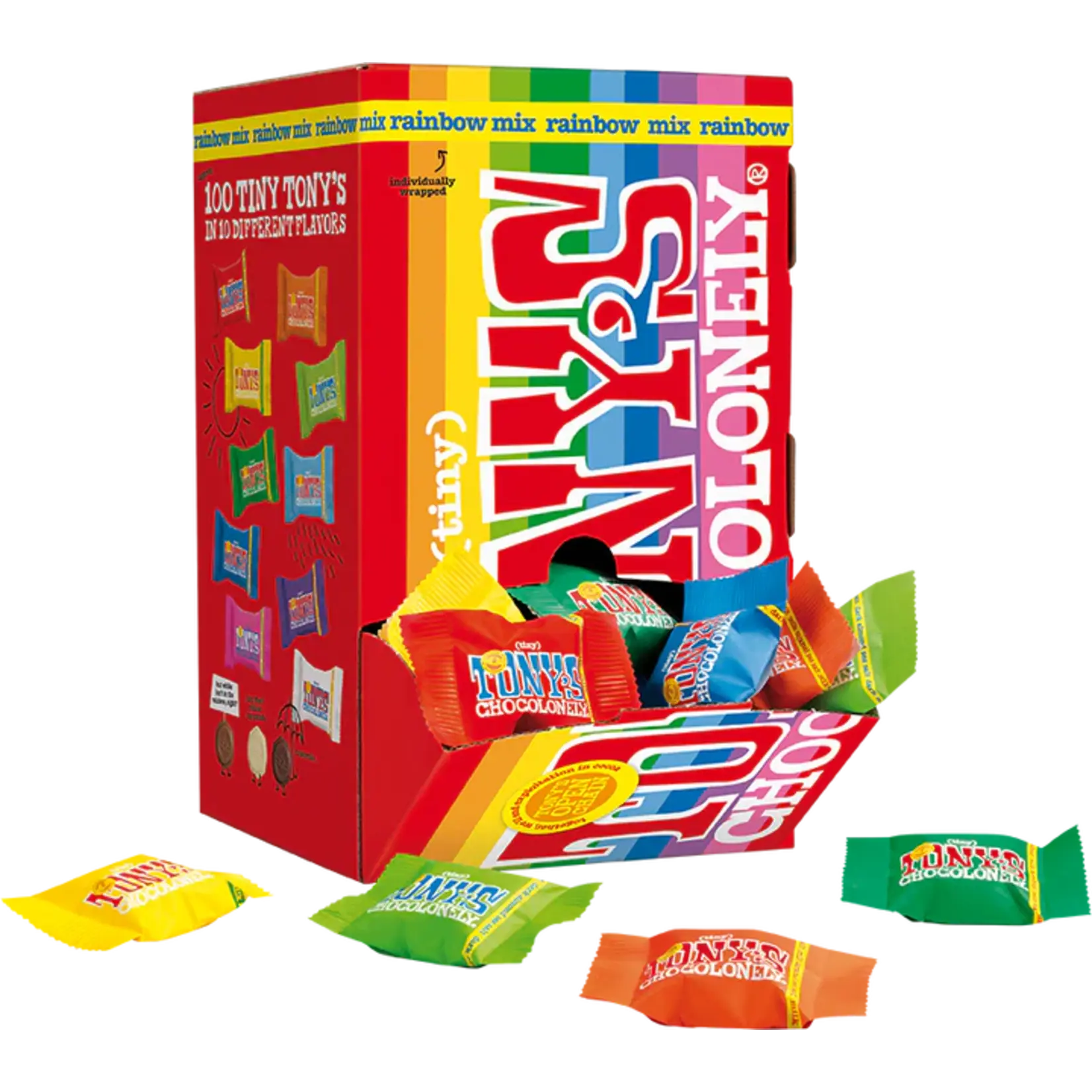 Tony's Chocolonely Nederland Tiny's Tony MIX 900 gr ca 100 stuks