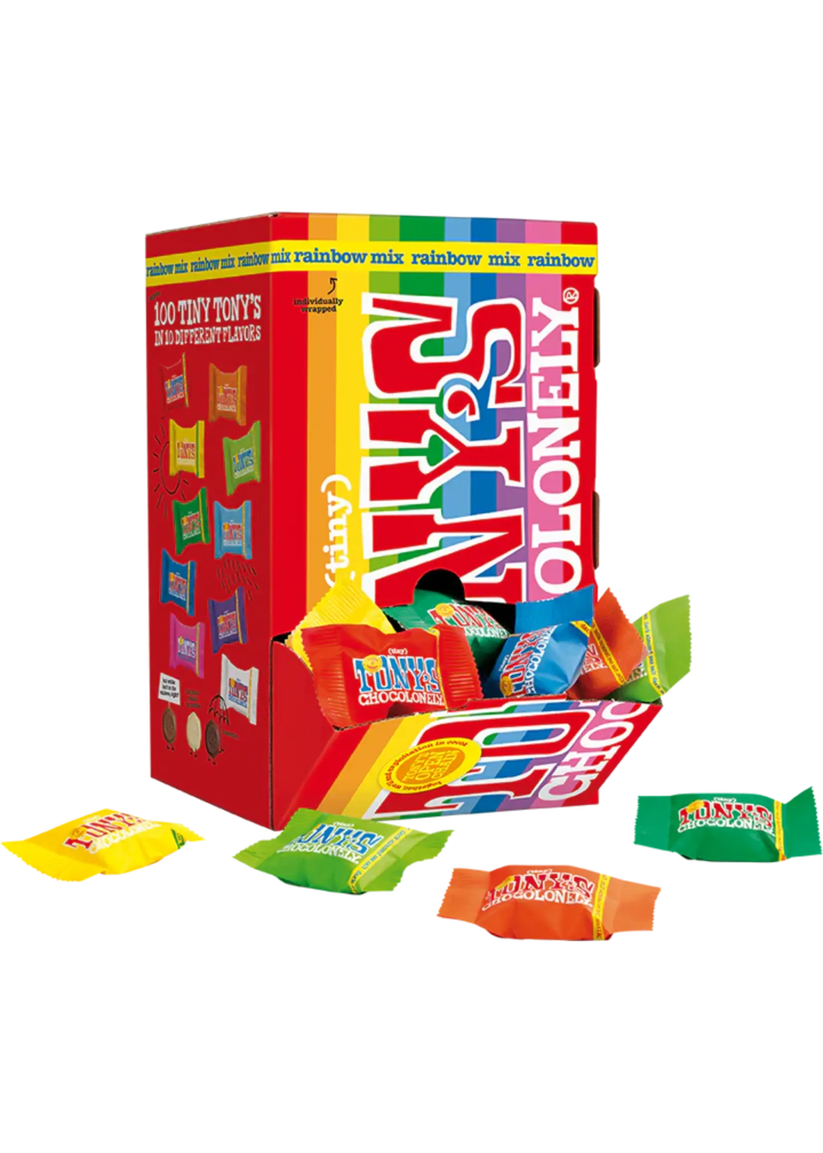 Tony's Chocolonely Nederland Tiny's Tony MIX 900 gr ca 100 stuks
