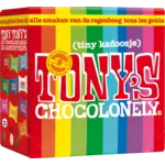 Tony's Chocolonely Nederland Tiny Tony giftbox mix 200gr ca 22 st