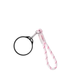 Dopper Dopper Wrist Cord White en ring Cherry Pink