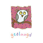 Floris Recycled Stationary Postkaart  uil geslaagd
