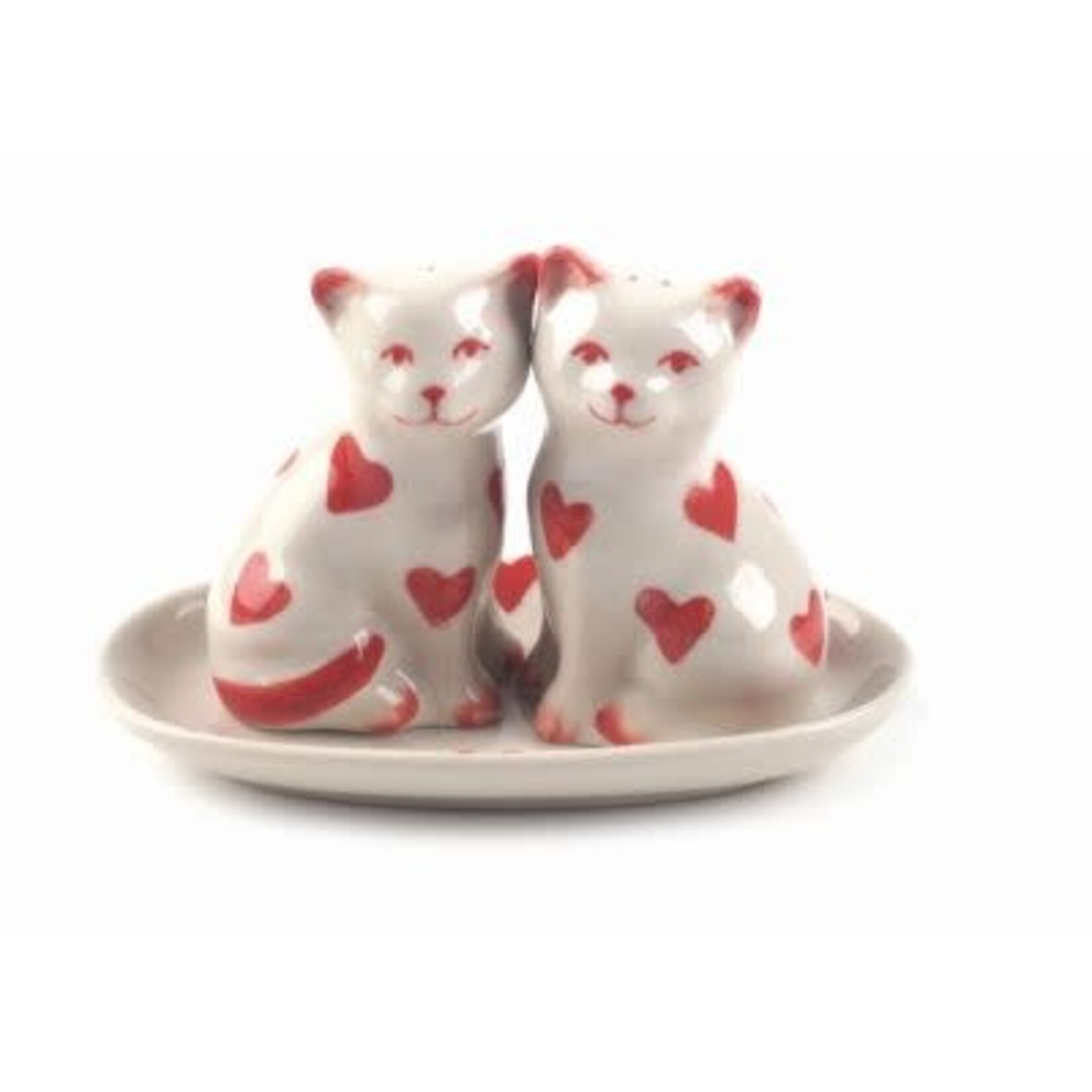 El Puente Peper en zoutstel Cats in love ceramic - Thailand