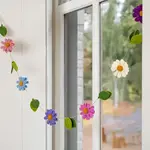 Sjaal met Verhaal Viltslinger Margrietjes Violettinten - Nepal