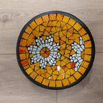 Sarana Schaal mozaiek terracotta flower L - Indonesie