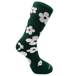 Good Company !Wandelsokken  Let's do Goods Walking Flowers - Dark green mt 39-42