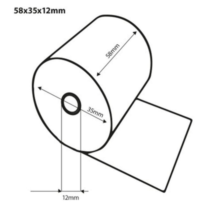 Bobine Thermique 58x35x12 mm