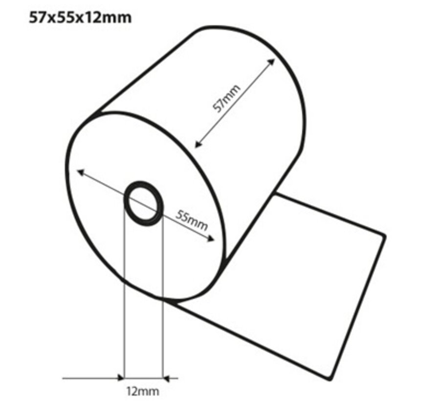 Bobine Thermique 57x55x12 mm