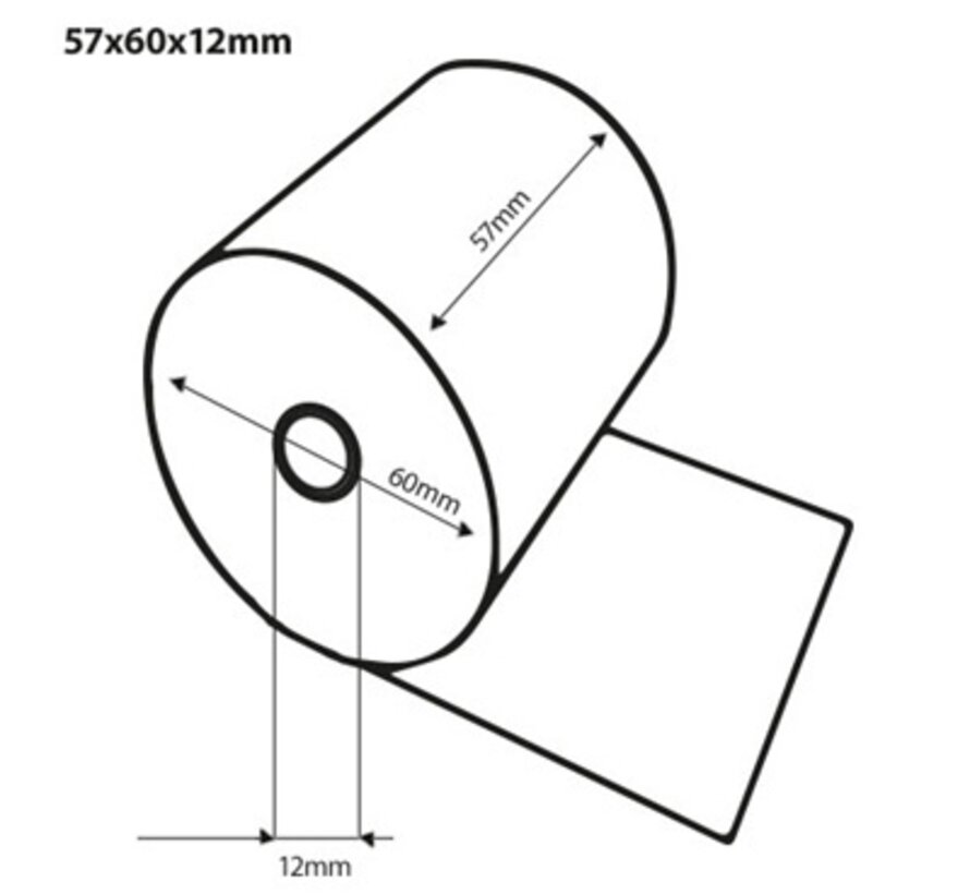 Bobine Thermique 57x60x12 mm