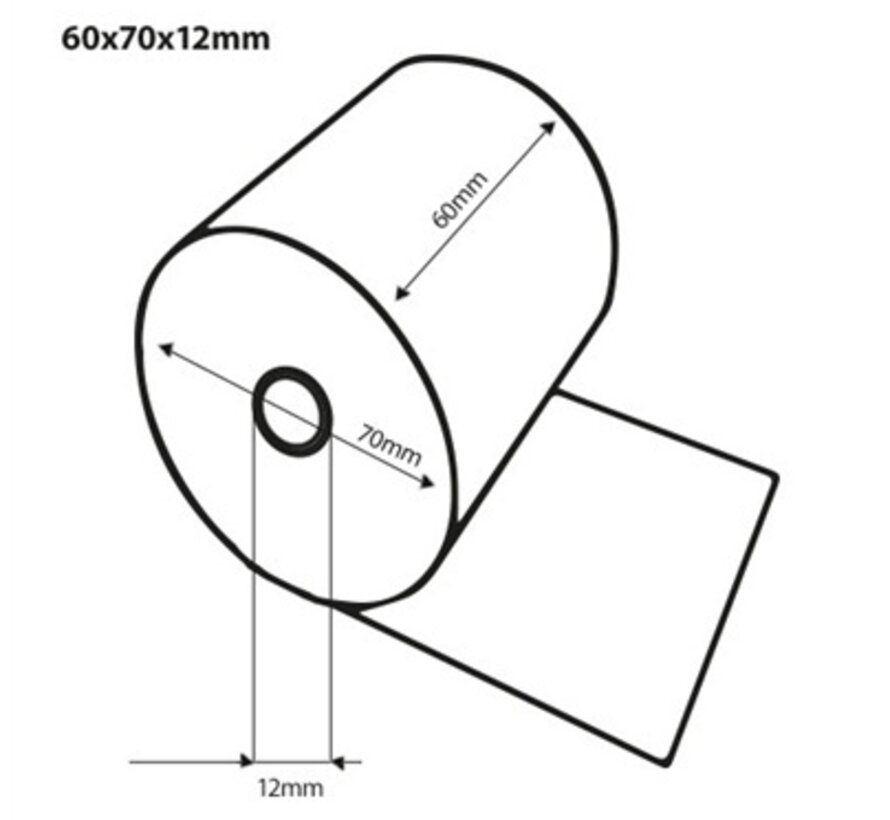 Bobine Thermique 60x70x12 mm