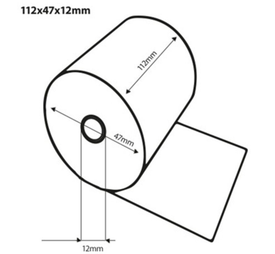 Bobine Thermique 112x47x12 mm