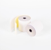 Rouleaux de caisse Rouleaux Duplo blanc/jaune 57x57x12 mm