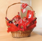 Panier cadeau en osier