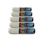 Marqueurs craie Popart 15mm - Blanc (5 pièces)