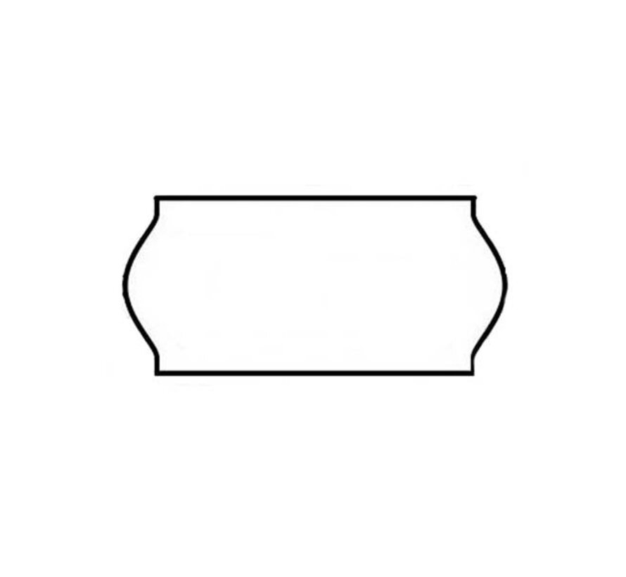 étiquettes prix 26x12 blanches - 1ds à 36 rouleaux