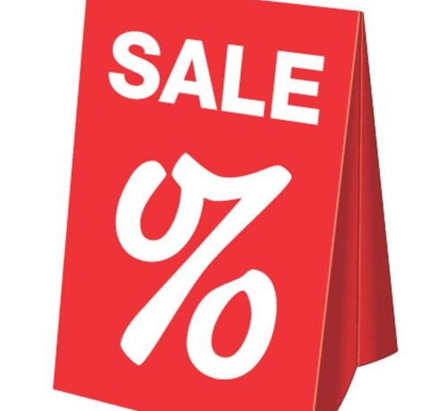Présentoir chevalet Sale %
