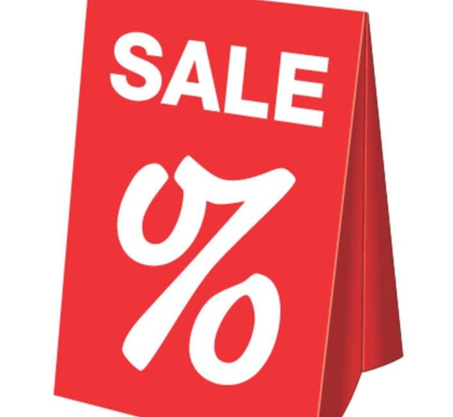 Présentoir chevalet Sale %