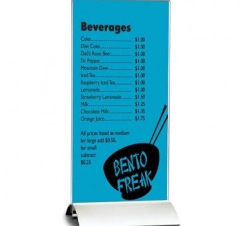 Porte-menu Deluxe 1/3 A4 (portrait)