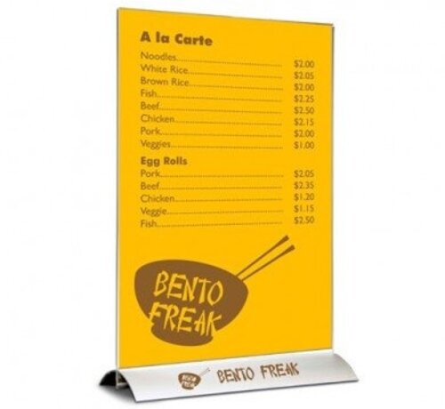 Porte-menu A5 Deluxe (portrait)