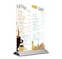 Porte-menu A4 Deluxe (portrait)