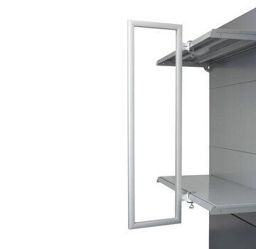 Potence et cadre pour rayon de magasin