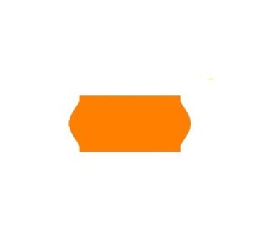 Uno étiquettes de prix 26x12 fluo orange - 36 Rouleaux