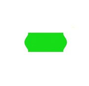 Printex étiquettes de prix 26x12 vert fluo - 36 rouleaux