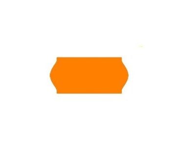 Printex étiquettes de prix 26x12 fluo orange - 36 rouleaux