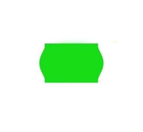 Printex étiquettes de prix 26x16 vert fluo - 1ds à 36 rouleau