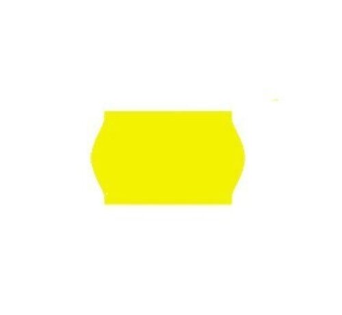 Printex étiquettes de prix 26x16 fluor jaune - 1ds à 36 roll