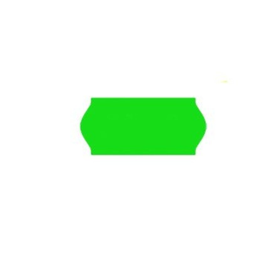 étiquettes de prix 26x12 vert fluo - 1ds à 36 roll