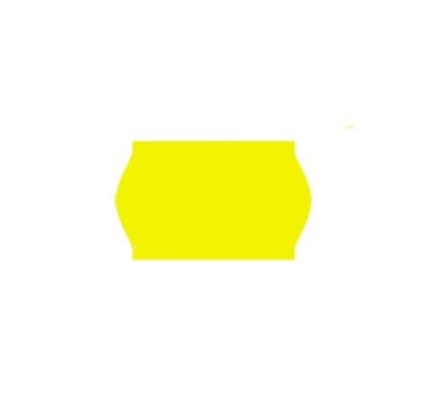 étiquettes de prix 26x16 fluor jaune - 1ds à 36 roll