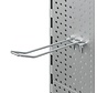 Tête de broche double pour panneau perforé avec plaquette de tôle