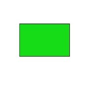 BLITZ étiquettes prix 26x16 fluor vert rectangle - 36 rouleaux